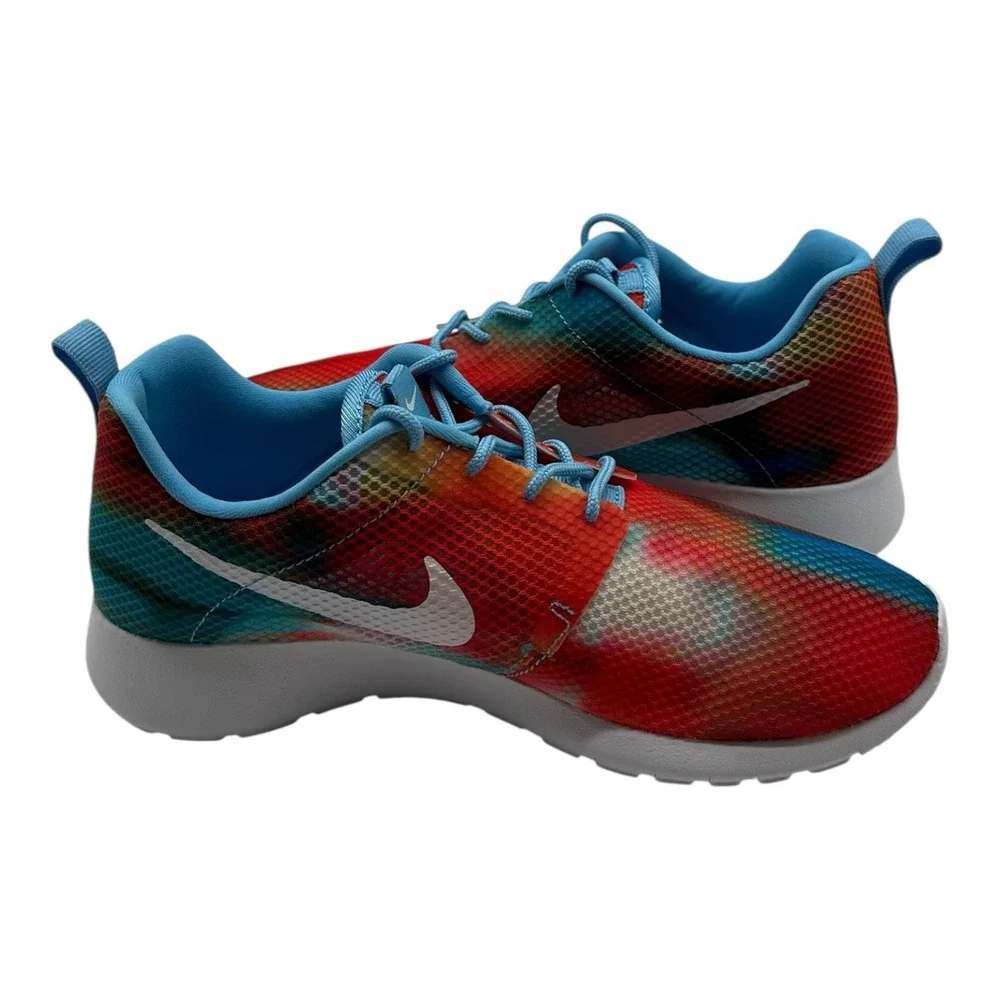Nike Roshe One Flight Weight GS Running Shoes Youth 6 Womens 7.5 Rainbow Sneaker